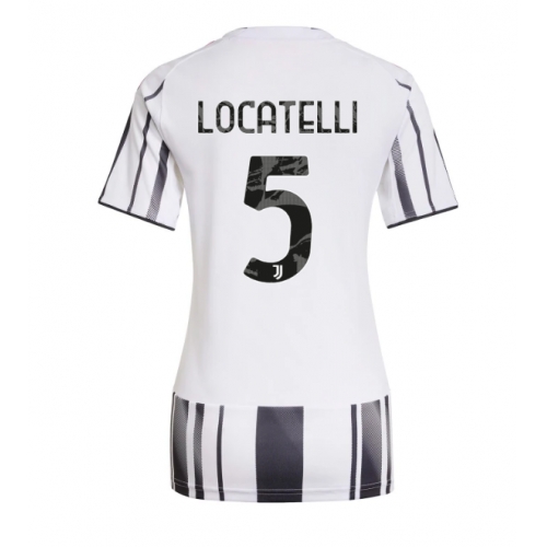 Billige Fotballdrakt Juventus Manuel Locatelli #5 Replika Hjemmedrakt Dame 2025-26 Kortermet Billige Fotballdrakt Juventus Manuel Locatelli #5 Replika Hjemmedrakt Dame 2025-26 Kortermet